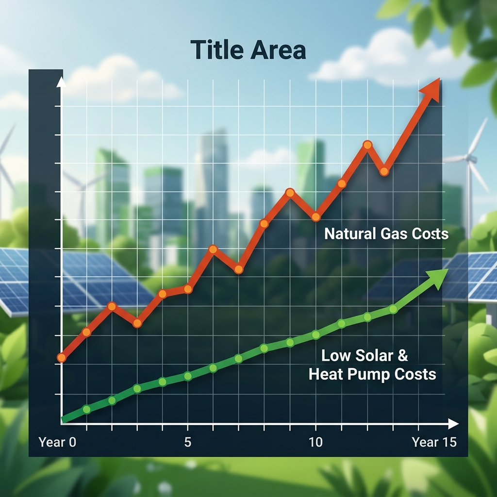 Energiekosten-Vergleich: Gas vs. PV + Wärmepumpe über 20 Jahre